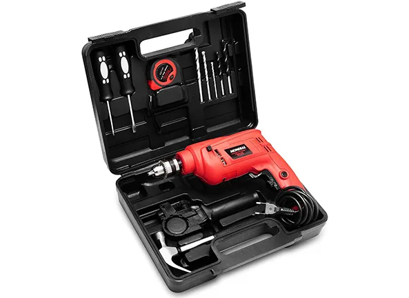 Furadeira de Impacto com Maleta, Mondial, Vermelho, 650W, 110V