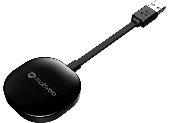 Adaptador Motorola sem fio android auto MA1 Preto