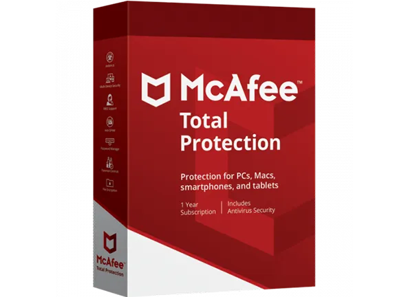 Antivírus McAfee Total Protection