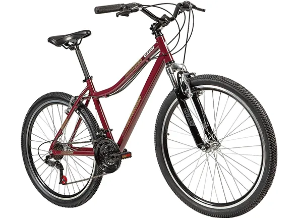 Bicicleta Aro 26 Caloi Rouge Vinho