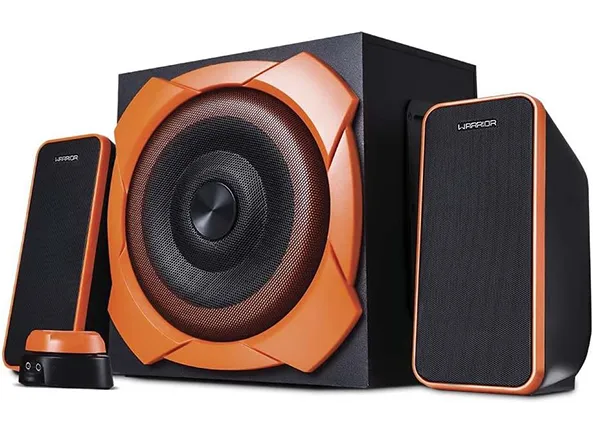 Caixa de Som 2.1 Grande Gamer 50W Rms Warrior