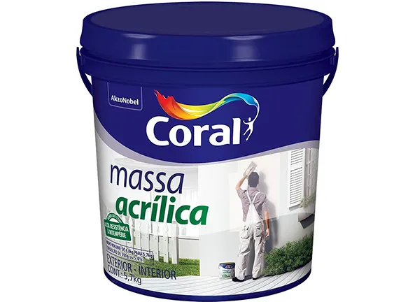 Coral Massa Acrílica Branco 5,7KG