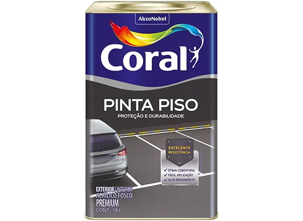 Coral Pinta Piso Branco