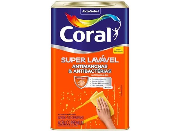 Coral Super Lavável Antimanchas