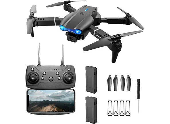 Drone FPV com câmeras 4K Dual HD, versão atualizada, quadricóptero RC para adultos e crianças, drone WiFi RC