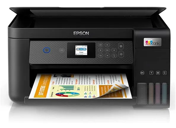 Epson, Multifuncional, Ecotank L4260 - Tanque de Tinta Colorida, Wi-Fi Direct, Frente e Verso Automático, Bivolt