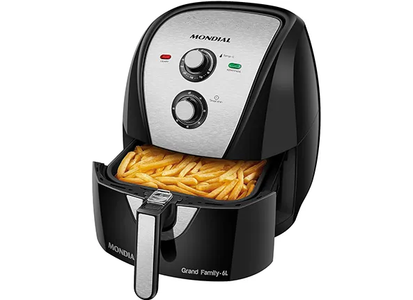 Fritadeira Sem Óleo Air Fryer 6L Mondial