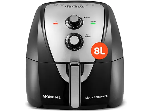 Fritadeira Sem Óleo Air Fryer 8L Mondial