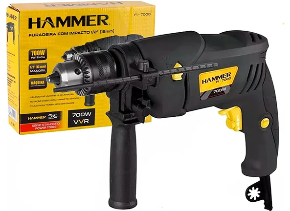 Furadeira Hammer Impacto 13Mm 220V 700W