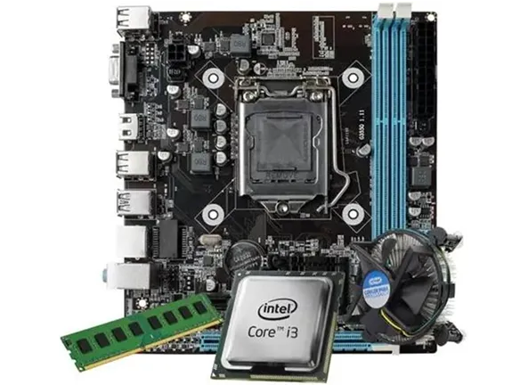 Kit Upgrade Intel Core i3-3220 + Placa Mãe H61 + 8GB DDR3