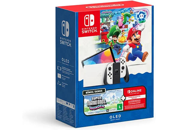 Nintendo Switch Oled Wonder + 12 Meses Assinatura