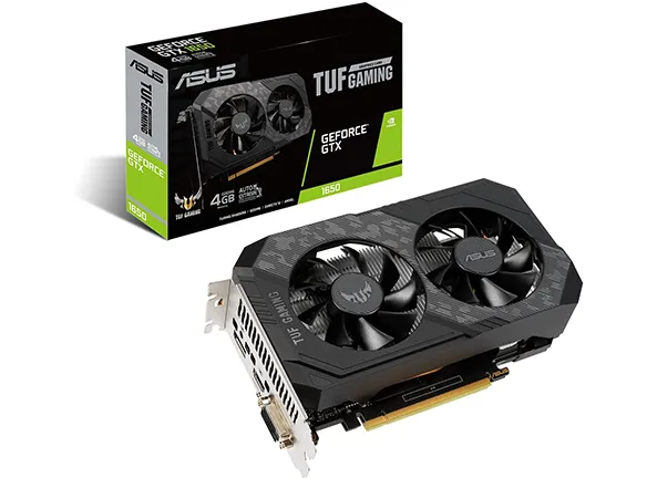 Placa de video asus geforce gtx 1650 tuf gaming 4gb ddr6 128 bits