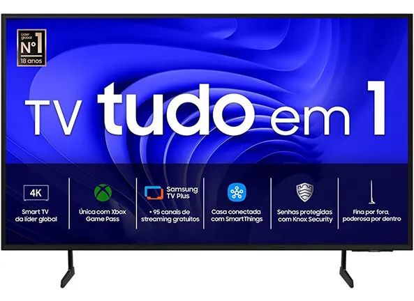 Samsung Smart TV 43 UHD 4K - Processador Crystal 4K, Gaming Hub