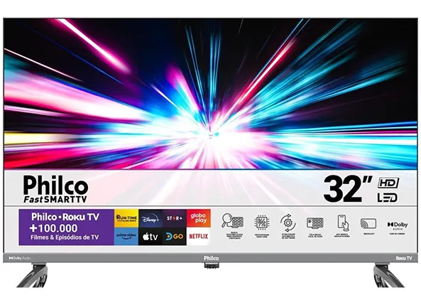 Smart TV 32 Philco Roku TV Led