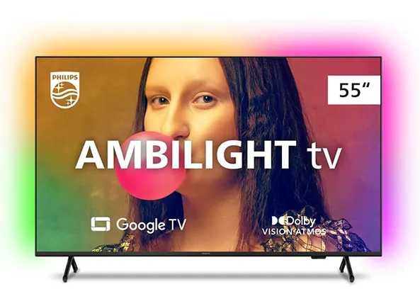 Smart TV Philips Ambilight 55 4K Google TV