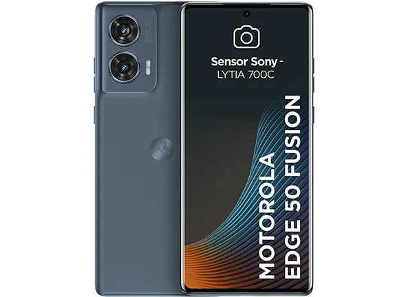 Smartphone Motorola Edge 50 Fusion 5G - 256GB 8GB RAM + 8GB RAM Boost 50MP Sony AI Camera IP68 NFC Blue Teal