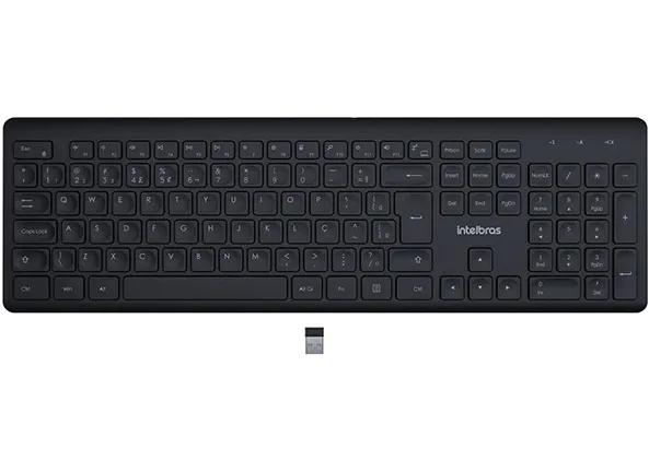 Teclado TSI50 Sem Fio Preto Intelbras