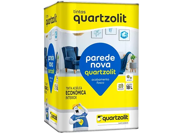 Tinta Quartzolit Parede Nova Eco Branco