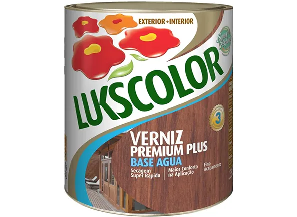 Verniz Lukscolor Base Água Madeira